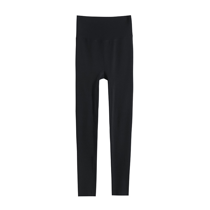 Leggings de piel de tiburón para mujer, control de barriga con forro polar de otoño e invierno, antideslizantes, ajustados, levantadores de glúteos, pantalones de yoga gruesos. image 6