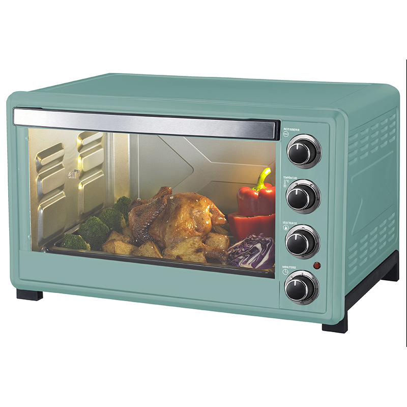 60L blanco de gran capacidad automático multifunción visual sin aceite para hornear horno de comercio exterior hogar inteligente