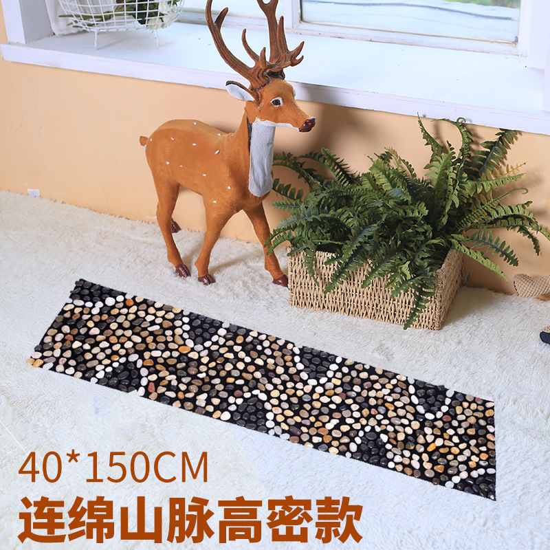 足裏マッサージマット玉石地マット雨花石足マット石指押さえ板家庭用ツボ足治療足マット