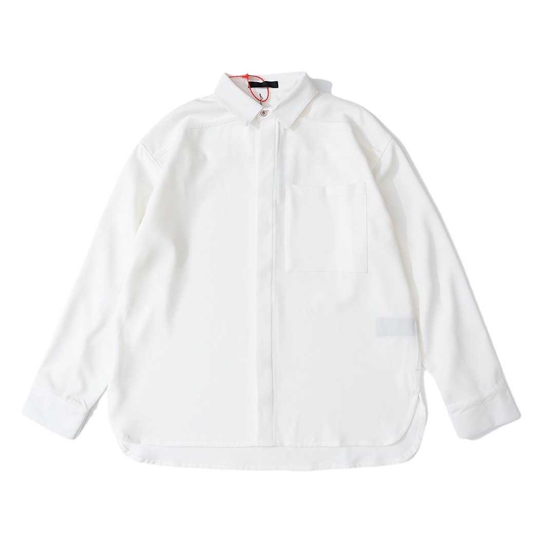 TEMOR DE DIOS FOG séptima temporada 7 línea principal gran bolsillo calle perfil corte camisa casual de los hombres