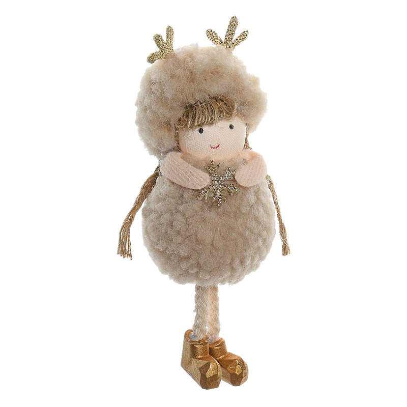 Hong kong heng corbata de peluche de juguete de navidad de peluche muñeca diy creativo colgante decoración de navidad decoración