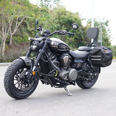 Motorcycle bumper | Steel Bumper Side Bag