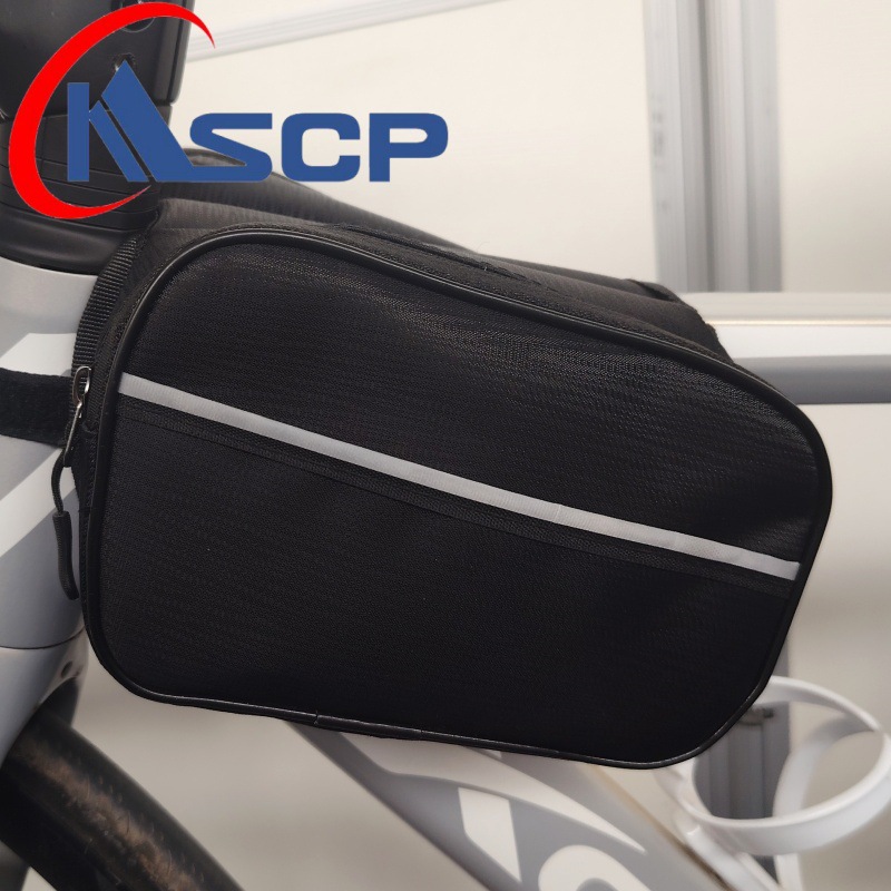 Bolsa de bicicletas, bolsa de vigas delanteras, bolsa de bicicleta de montaña, bolsa de almacenamiento para teléfonos móviles, bolsa colgante delantera de bicicletas, accesorios, bolsa de bicicleta