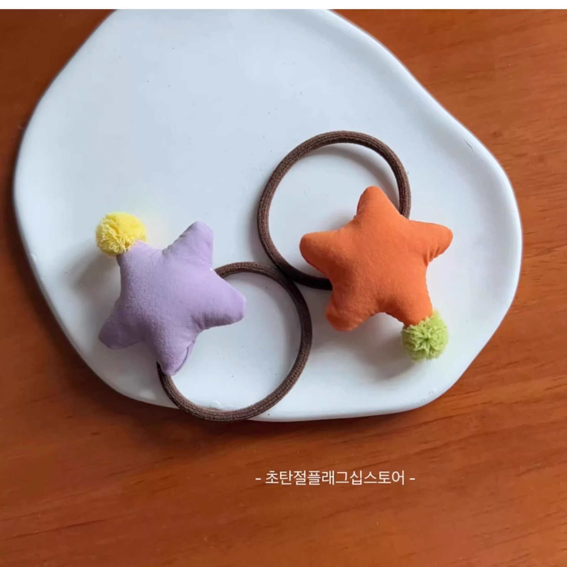 2025 Cute Super Cute Baby Star Hair Band Rubber Band Children's Hair Rope Little Girls Do Not Hurt Hair Girls Headband Headwear