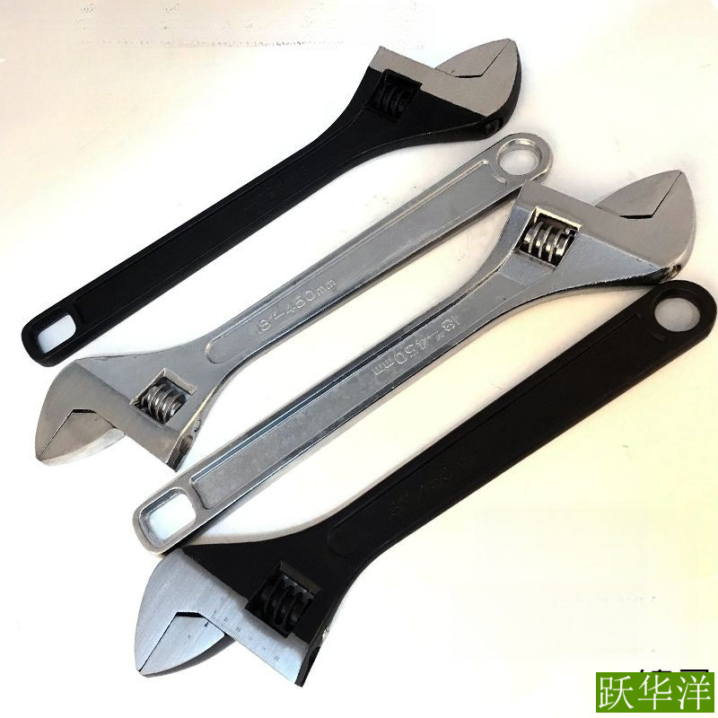 活动扳手大号大开口高硬度工业级活扳手活口板子汽修工具