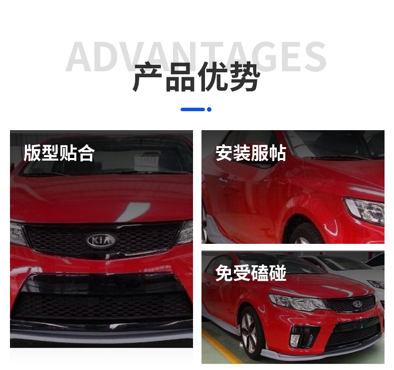 Applicable to 10-13 Kia Sportage New Model Modification Parts, Full Body Kit, Sportage Front Lip, Side Skirts, In-Stock Body Kit