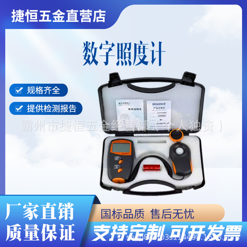 数字式照度计高精度微光测量仪测光仪器消防维保检测仪器设备工具