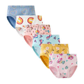 欧美女童内裤中小儿童内裤纯棉透气三角裤小女孩宝宝底裤厂家批发