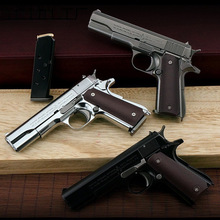 1:2.05全金属1911手枪玩具模型可抛壳拆卸拼装男孩玩具可发射