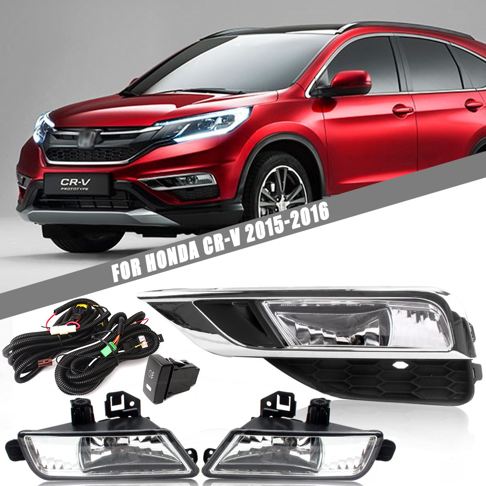 Aplicable al conjunto de luces de niebla delanteras CRV 15 - 16 años Nuevo conjunto de luces de conducción diurna CR-V