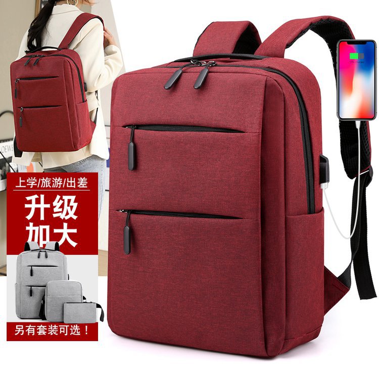 Mochila grande para hombre, diseño simple, ligera, ideal para trabajo o universidad
