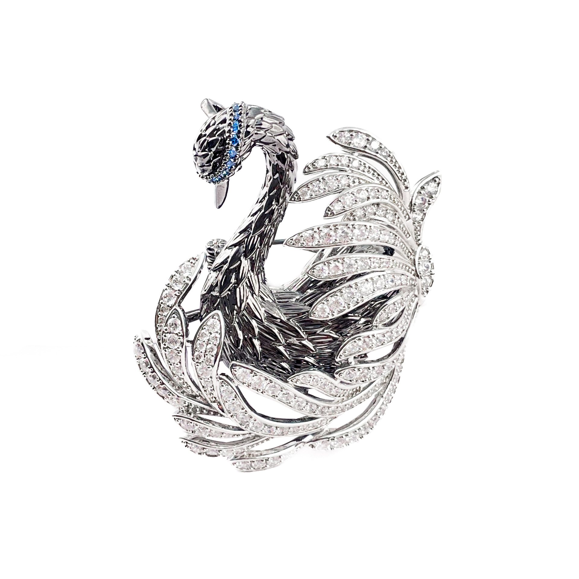 New High-End Brooch for Women, Elegant Design, Diamond-Encrusted Pearl Corsage, Versatile Jewelry, Direct Supply Design