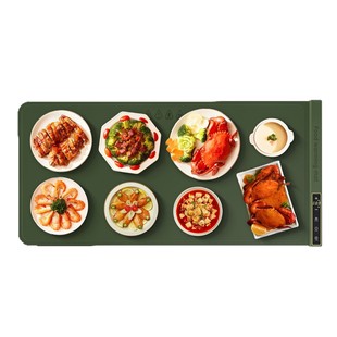 Cross-Border Hot-Selling Source Factory Silicone Constant Temperature Dining Table Warming Food Heating Pad Large Size Household Insulation Board