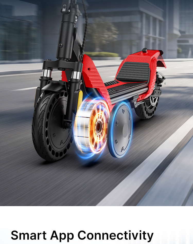 Electric scooter for adults, long range, front shock absorption, foldable, e-scooter, direct shipment from overseas warehouse