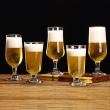 精酿啤酒杯大容量创意酒杯多用杯高脚玻璃杯子多功能酒杯小麦杯