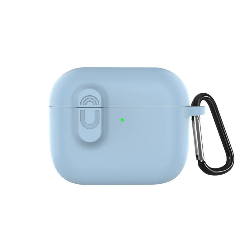 Apple, compatible silicone headphones, magnetic protective case