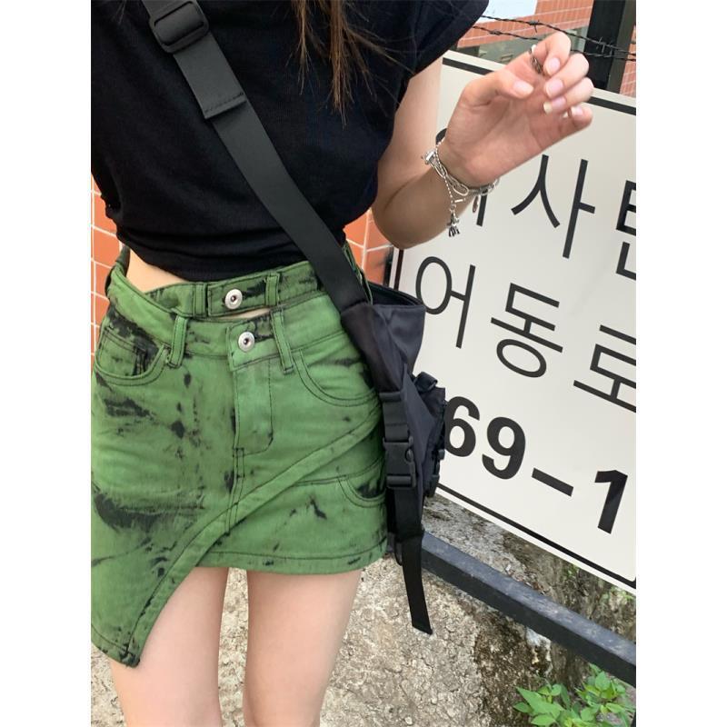 Kimmy Asymmetric Denim Skirt7