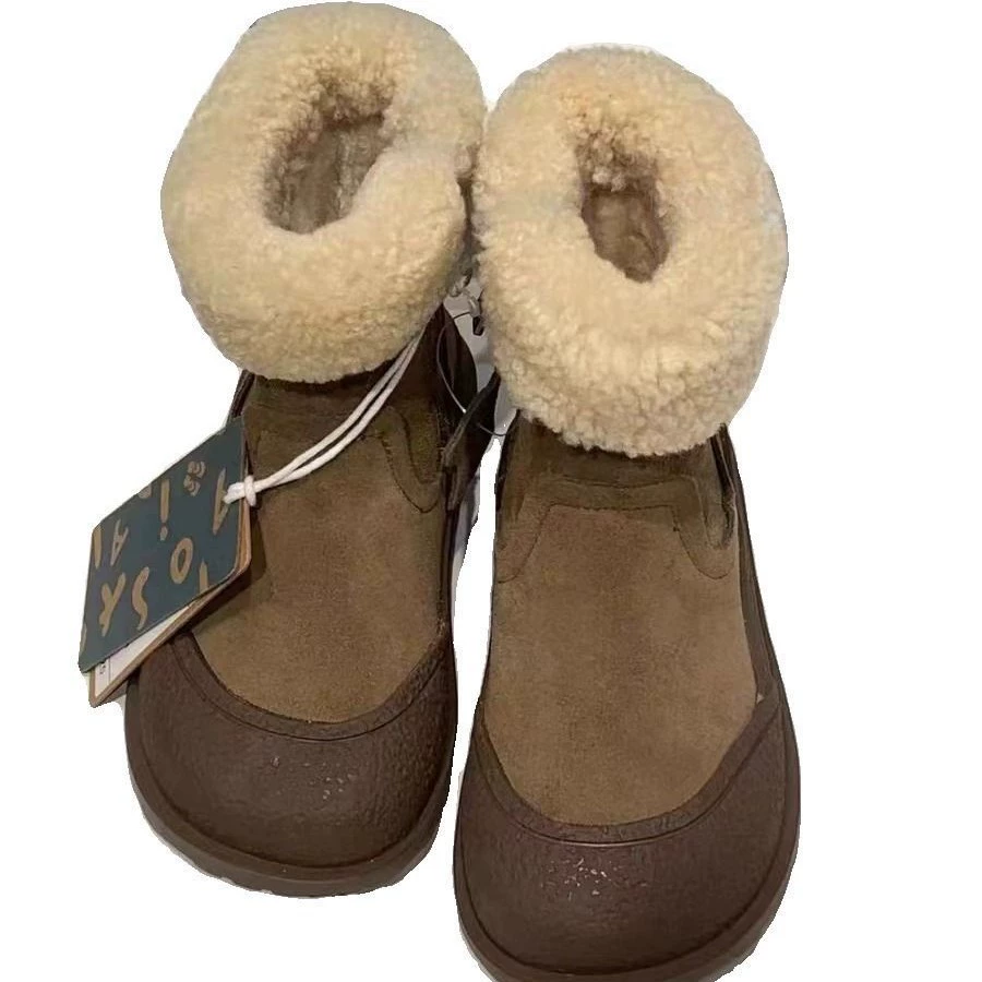Children's winter warm low boots for boys
