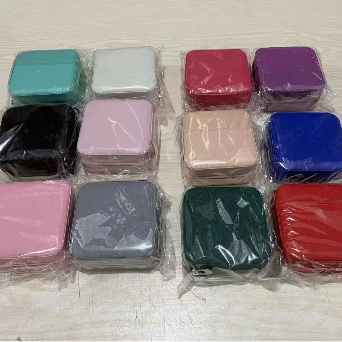 简约便捷珠宝首饰饰品收纳盒居家旅行戒指耳钉项链公主收纳盒现货