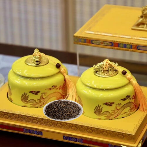 Juetianhe New Tea Jin Jun Mei Black Tea Aroma Honey Scent Jin Jun Mei Black Tea Ceramic High-End Gift Box Wholesale