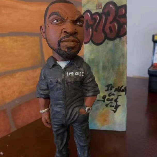 Cross-Border legend Tyson UFC rap boxer figure ornaments resin ornaments Image feature art