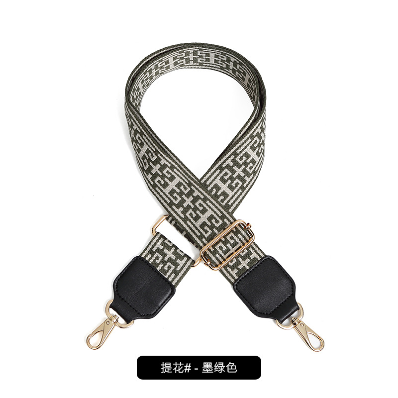 자카드-짙은 녹색