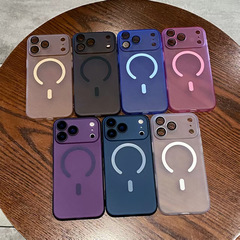 Apple 17promax 携帯電話ケース Apple 16Pro アイスミスト磁気吸引 iphone13/14 つや消し 15 ハードケースに適しています。