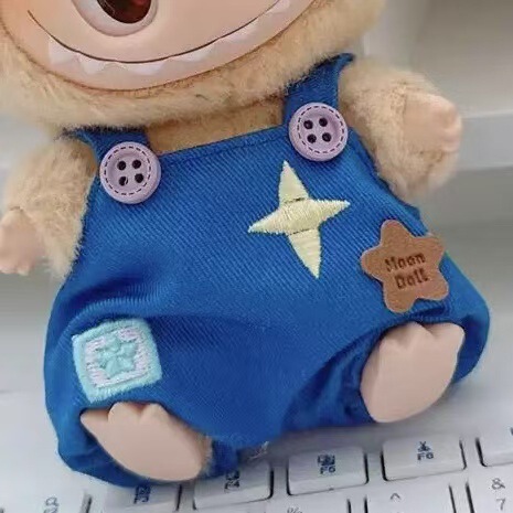 拉布布一二三代通用娃衣坐坐派对labubu着替衣服朱迪警官可爱尼克|undefined