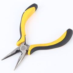 Factory-supplied hardware tools: 5-inch needle-nose pliers with a two-tone handle, featuring a compact design and precision tips.