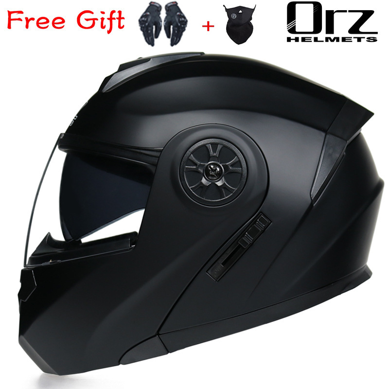 ORZ Casco de coche eléctrico Casco completo gris para hombres y mujeres Casco completo Casco pequeño Casco de cuatro estaciones Casco completo sin motocicleta
