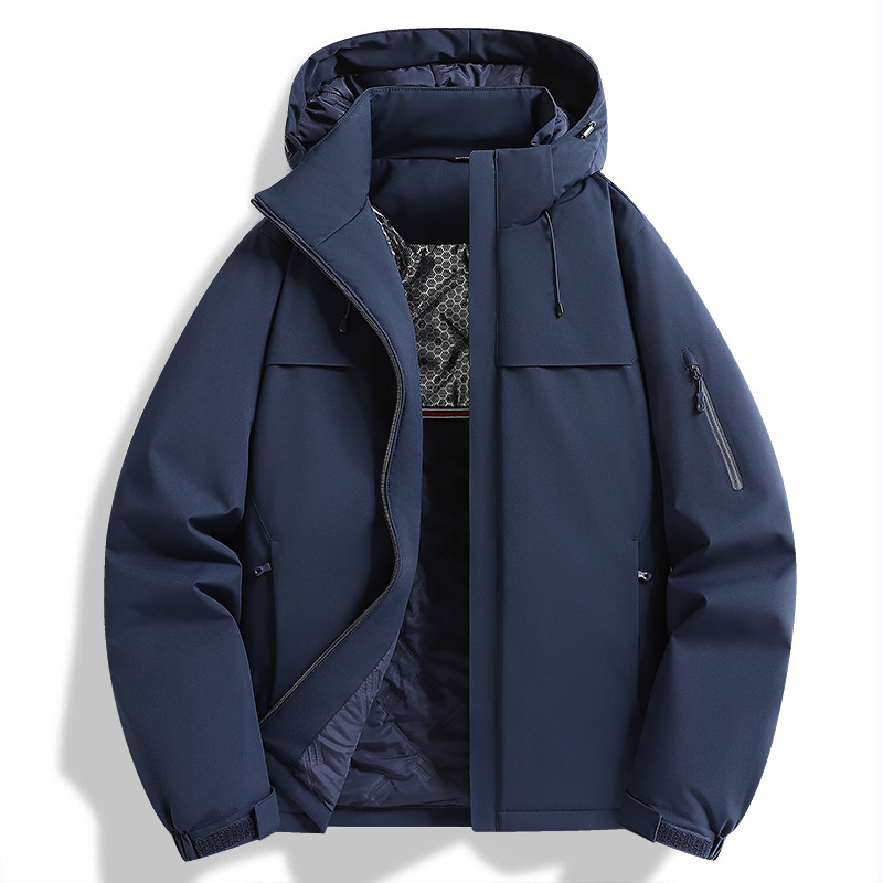 Birdhouse's alternative version of the same jacket, fully heat-sealed, seamless, hard-shell, windproof, waterproof, breathable, and warm mountaineering clothing