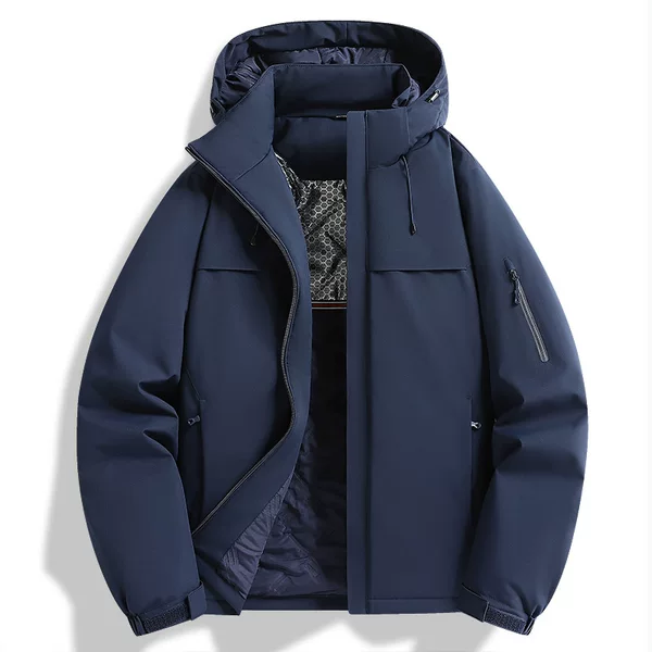 Birdhouse's alternative version of the same jacket, fully heat-sealed, seamless, hard-shell, windproof, waterproof, breathable, and warm mountaineering clothing