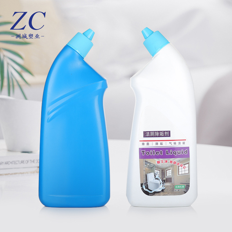 洁厕液瓶500ml750ml马桶清洁剂瓶子除垢洁厕灵清洁除臭剂塑料空瓶