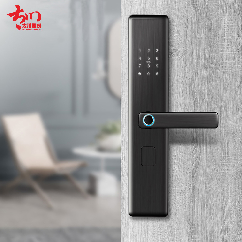 智能指纹锁家用防盗门锁密码磁卡远程手机APP电子锁