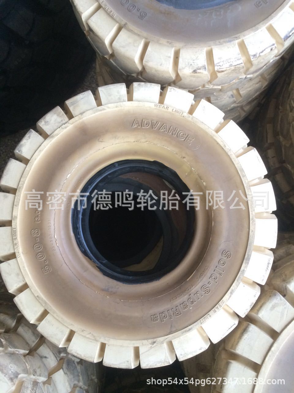 Blanco carretilla elevadora neumático sólido 500-8 600-9 650-10 23 x9-10 700-12 250-15