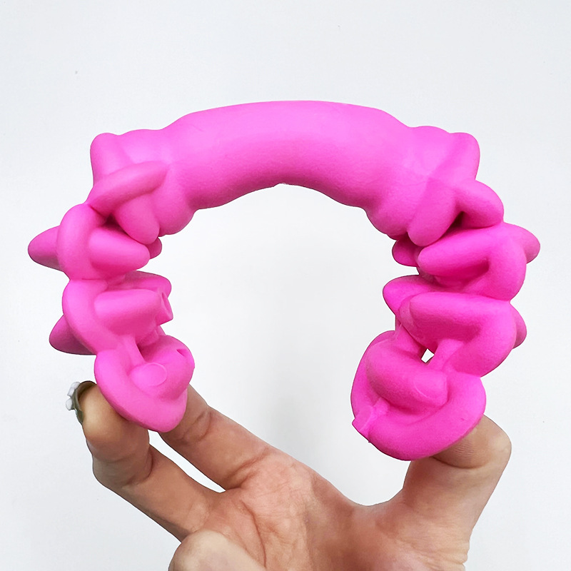 Suministros para mascotas mordedura de perro juguete molar TPR juguete para mascotas hilo de hueso de perro divertido juguete interactivo para perros