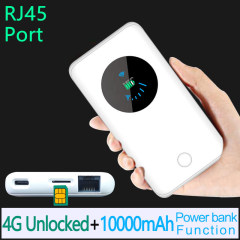 ポータブル Wi-Fi ルーター LAN ポート ネットワーク ポート 1W mAh パワーバンク ワイヤレス 4G モバイル 4G モバイル MiFi