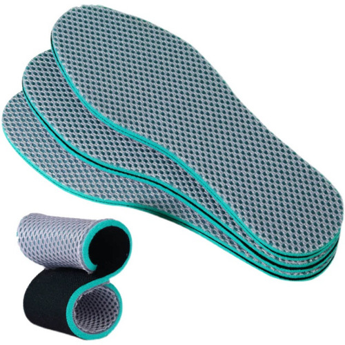Thickened sports mesh insoles, soft, comfortable, breathable, sweat-absorbent, basketball insoles, military training, shock-absorbing, spring and summer anti-slip for men and women