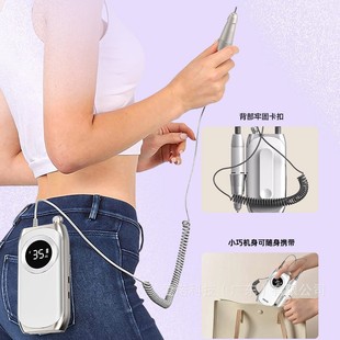 Cross-Border New Home Nail Polishing and Polishing Machine 35000Rpm Portable Electric Nail Polisher Customization
