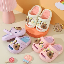 童拖鞋;童洞洞鞋;厚底拖鞋