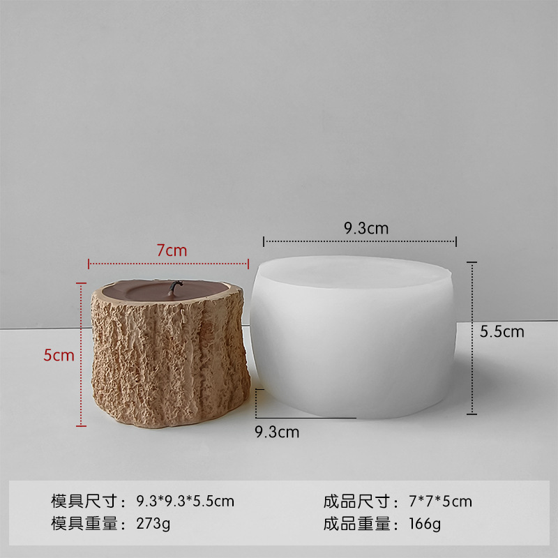 Molde de silicona para maceta de bricolaje, abrasivo de maceta hecho a mano, candelabro geométrico, taza de cera, vela de aromaterapia, molde de epoxi