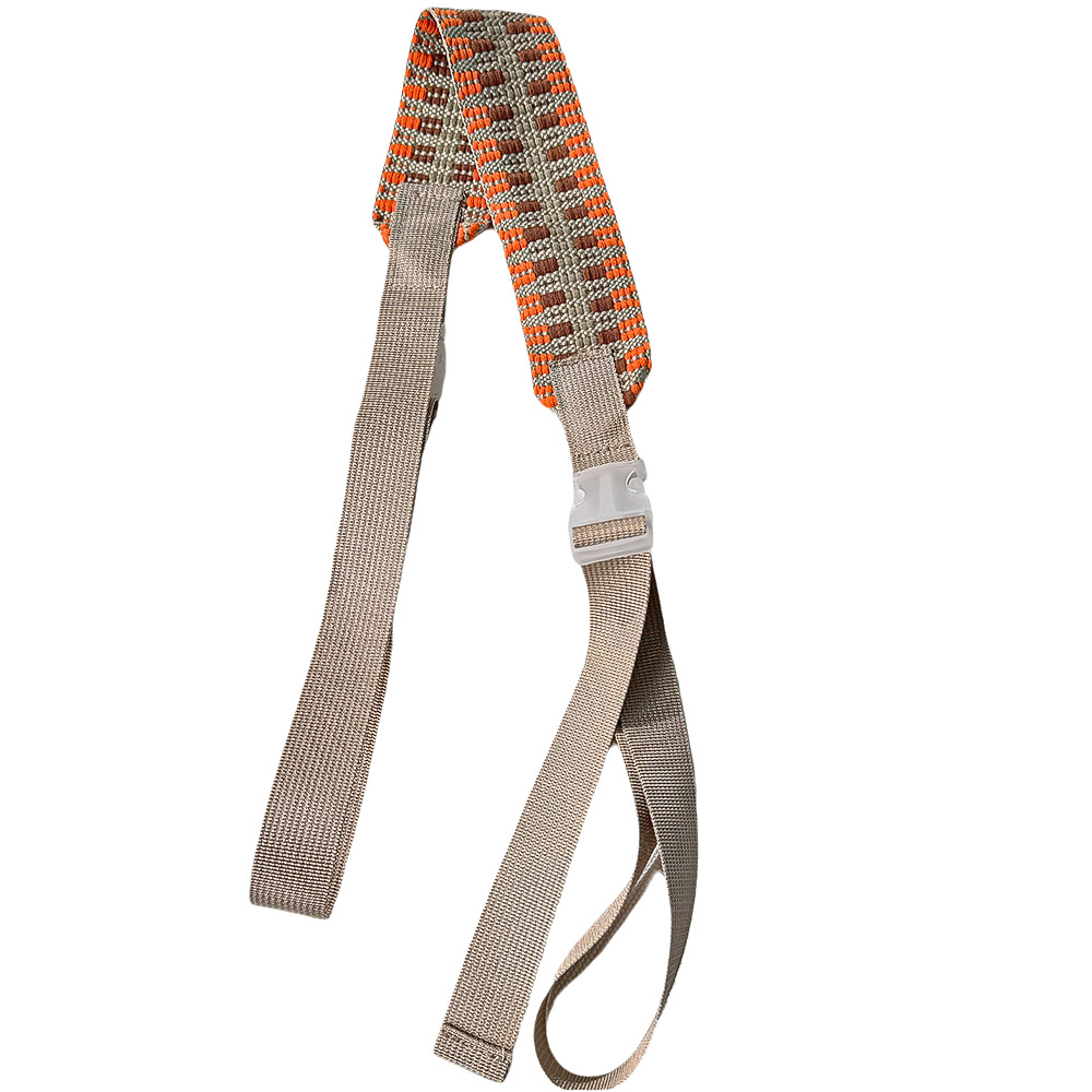 Orange blooming flower wide shoulder strap