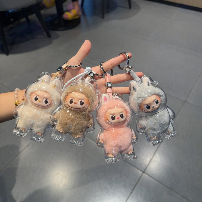 labubu3.0 保護ケース 高透明カバー labubu 高品質保護ケースカバー 防塵ケース ベビー服アクセサリー|undefined