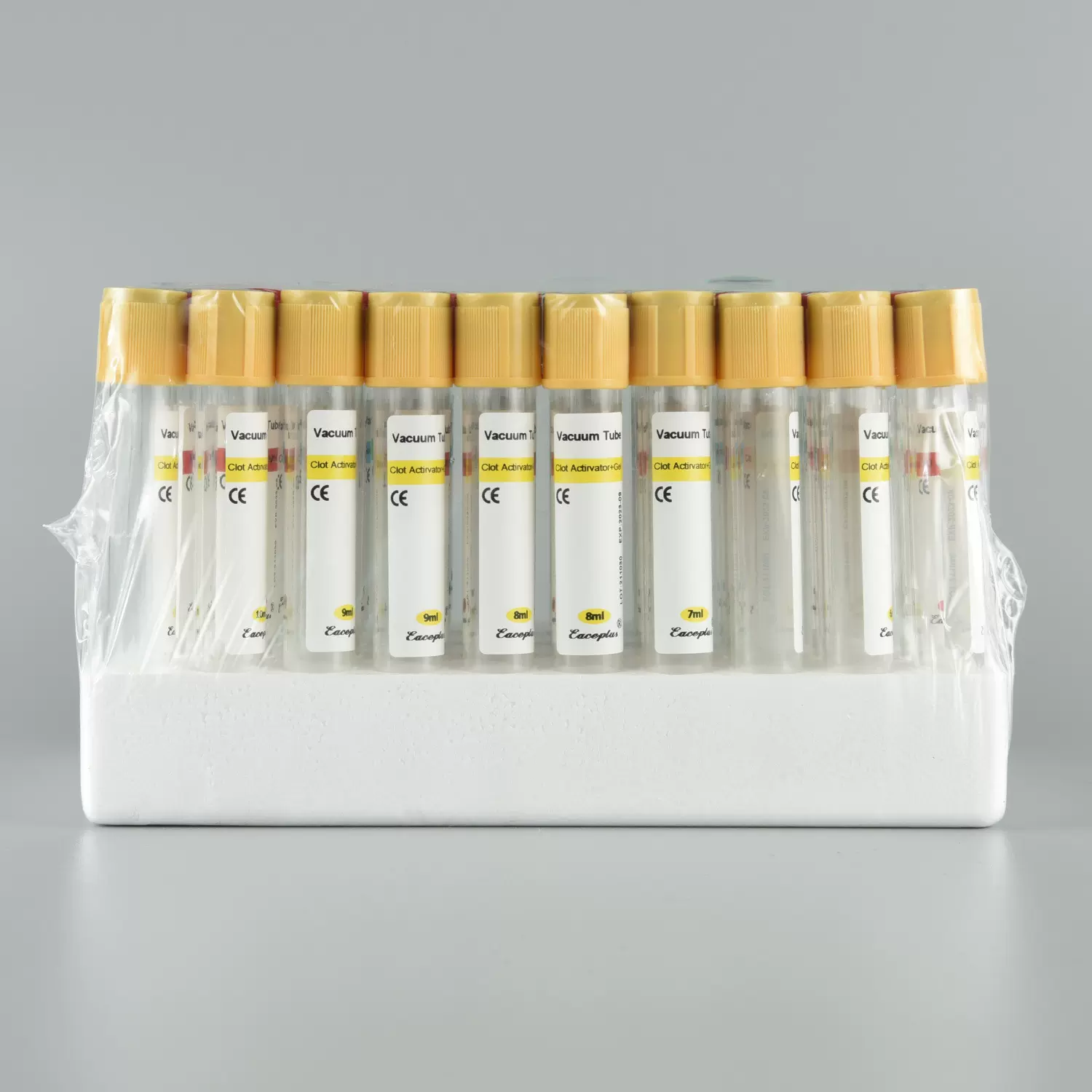 一次性真空负压采血管 Clot Activator & Gel 黄帽生化管采血器