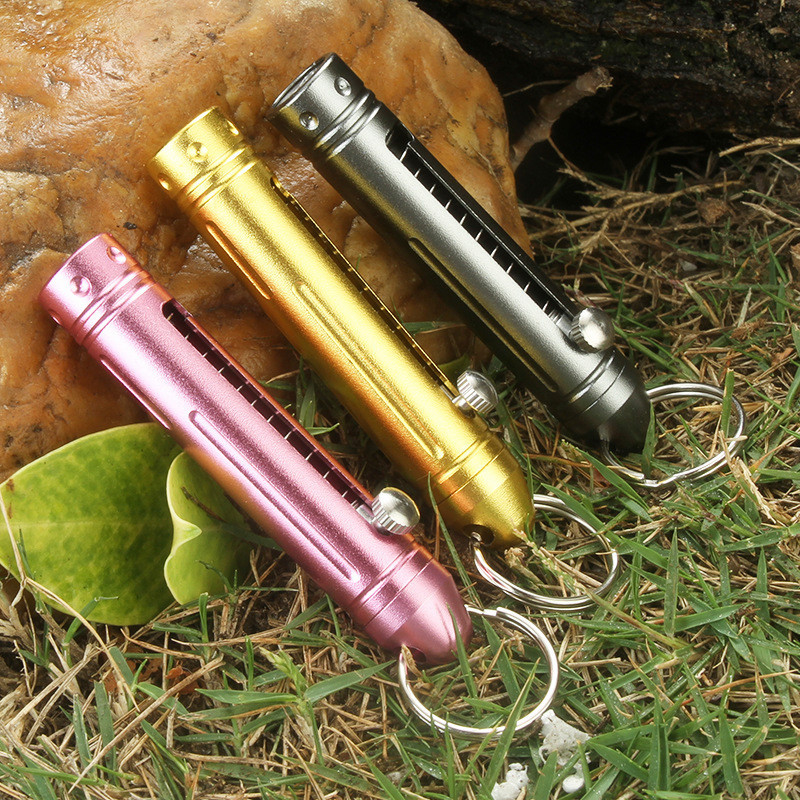 不锈钢茶刀随身小直刀带开瓶器创意撬茶针茶饼小刀钥匙扣挂件小刀