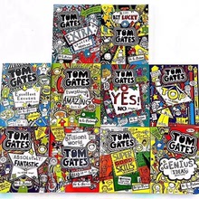 Tom Gates 湯姆蓋茨漫畫小說第一季10冊 小天才塗鴉英文趣味繪本