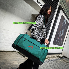 Fashion sport fitness bag trendy letter print hand-held travel bag large capacity shoulder bag crossbody business travel bag