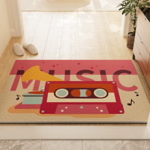 入户门地垫家用玄关门口防滑耐磨进门脚垫进门地毯丝圈耐脏可裁剪