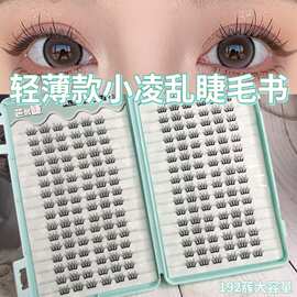 大容量轻薄款小凌乱睫毛书轻盈舒适自然根根分明巨好贴放大双眼