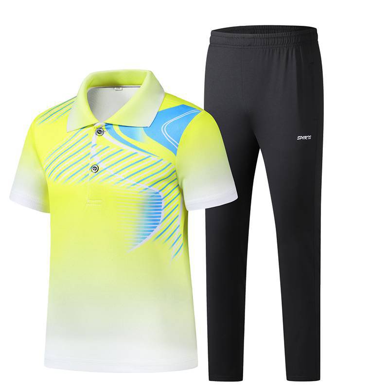 Yellow clothes + black trousers [1836 suit]